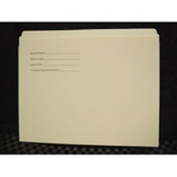 File Folders, 9 1/2" x 11", Manila, Box Of 100