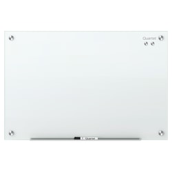 Quartet Infinity Magnetic Glass Unframed Dry-Erase Whiteboard, 72" x 48", White