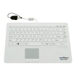 Seal Shield Seal Pup All-In-One USB Keyboard, White