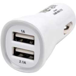 Eaton Tripp Lite Series Dual USB Tablet Phone Car Charger High Power Adapter 5V/3.1A 15.5W - Car power adapter - U280002C12