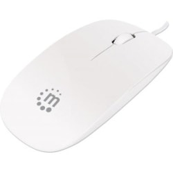 Manhattan USB Optical Mouse, White