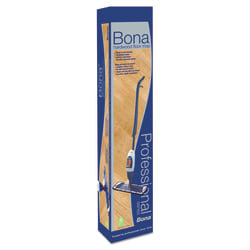 Bona® Hardwood Floor Mop, 15" Head, 52" Handle, Blue