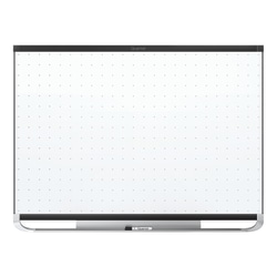 Quartet® Prestige™ 2 Magnetic Total Erase® Dry-Erase Whiteboard, 48" x 36", Aluminum Frame With Black Finish