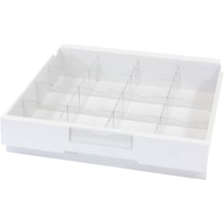 Ergotron SV Replacement Drawer Kit, Single (Large Drawer) - 16 Compartment(s) - 1 Drawer(s) - White - 1
