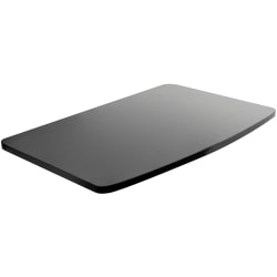 Mount-It! MI-833 Elegant Swiveling TV Turntable For Up To 50" TVs, 2-1/2"H x 23-5/8"W x 15-5/16"D, Black