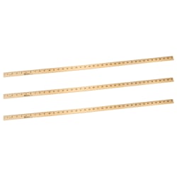 Learning Resources Wooden Meter Sticks, Natural, Pack Of 3 Sticks