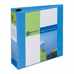 Avery® Nonstick Heavy-Duty View 3-Ring Binder With EZ-Turn™ Rings, 3" D-Rings, 53% Recycled, Light Blue