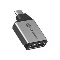 ALOGIC Ultra Mini - USB / DisplayPort adapter - 24 pin USB-C (M) to DisplayPort (F) - Thunderbolt 3 - 2160p support - space gray