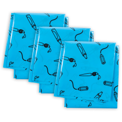 Ready 2 Learn Messy Mats, Blue, Pack Of 3 Mats