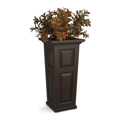 Mayne Nantucket Planter, 32"H, Espresso