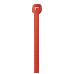 Partners Brand Color Cable Ties, 14", Fluorescent Red, Case Of 1,000