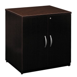 Bush Business Furniture Components Storage Cabinet, 30"W, Mocha Cherry, Standard Delivery