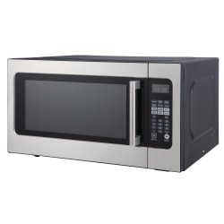 Magic Chef 1,200-Watt Countertop Microwave With Sensor Cook, 2.2 Cu. Ft., Silver