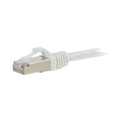 C2G-5ft Cat6 Snagless Shielded (STP) Network Patch Cable - White - Category 6 for Network Device - RJ-45 Male - RJ-45 Male - Shielded - 5ft - White