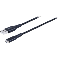 Ativa® USB Type-A To Micro USB Cable, 3', Black, 45849