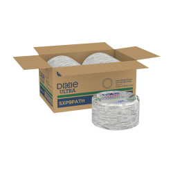 Dixie Ultra® 8 1/2" Heavy-Weight Paper Plates, Pathways®, 500 Count (125 Plates Per Pack, 4 Packs Per Case)