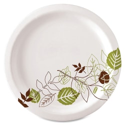 DIXIE® 8 1/2IN MEDIUM-WEIGHT PAPER PLATES BY GP PRO (GEORGIA-PACIFIC), PATHWAYS®, 500 PLATES PER CASE