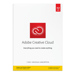 Adobe® Creative Cloud® Individual Student Teacher Edition
