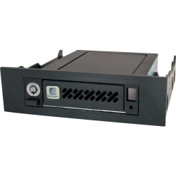 CRU DE50 Drive Bay Adapter for 3.5" , 5.25" - 6Gb/s SAS, Serial ATA/600 Host Interface Internal - 1 x Total Bay - 1 x 2.5" Bay - Acrylonitrile Butadiene Styrene (ABS), Metal