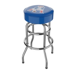 Imperial NFL Vintage Backless Swivel Bar Stool. New England Patriots