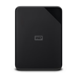 Western Digital® Elements™ SEPortable External Hard Drive, 64MB Cache, 1TB, Black