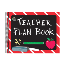 Teacher Created Resources Chalkboard Teacher Plan Books, Pack Of 3