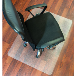 Mammoth Polycarbonate Hard Floor Chair Mat, Rectangular, 36" x 48", Clear