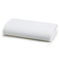 Medline Soft-Fit® Knitted Flat Sheets, With Gusset, 15"H x 32"W x 84"D, White, Pack Of 12