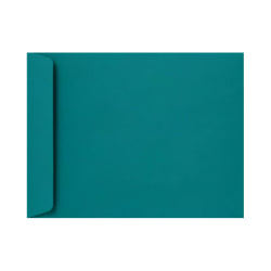 LUX Open-End 10" x 13" Envelopes, Peel & Press Closure, Teal, Pack Of 1,000