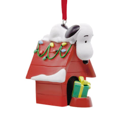 Hallmark Snoopy On Doghouse Ornament, 2-1/4"H x 2-1/4"W x 2"D, Multicolor