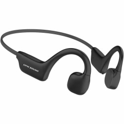 OPN Sound OSSO Headphones - Stereo - Wireless - Bluetooth - 33 ft - 20 Hz to 20 kHz - Over-the-ear, Behind-the-head, Open-ear, Earbud - Binaural - Open - Black