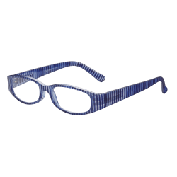 ICU Eyewear Wink Monterey Women's Reading Glasses, Blue Stripe, +2.5