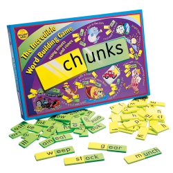 Didax Chunks Word-Building Game, 16'' x 10 1/2'', Grades 1-4