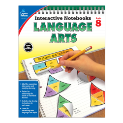 Carson-Dellosa Interactive Language Arts Notebook, Grade 8
