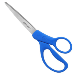 Westcott® All Purpose Preferred Stainless Steel Scissors, 8", Pointed, Blue