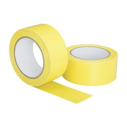 SKILCRAFT® Floor Safety Marking Tape, 2" x 108', Yellow (AbilityOne 7510-01-617-4257)