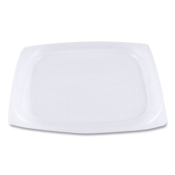 World Centric® PLA Rectangular Deli Container Lids, 5/16"H x 4-13/16"W x 5-15/16"D, Clear, Pack Of 900 Lids