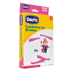 Dactic Count The Syllables Flashcards, 6-3/4" x 13/16," All Ages, Set Of 56 Flashcards