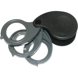 Carson TriView TV-15 Handheld Magnifier, Overall Size 2.3"H x 1.5"W x