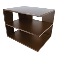 Victor® Mocha Brown Collection™ Corner Shelf, 13 1/2"H x 13 1/2"W x 10 1/2"D, Brown