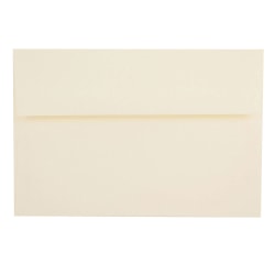 JAM Paper® Booklet Invitation Envelopes, A8, Gummed Seal, Strathmore White, Pack Of 25, 75134