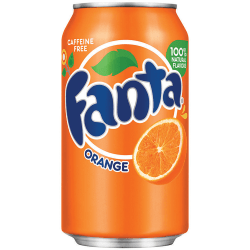 Fanta Orange, 12 Oz. Cans, Case Of 24
