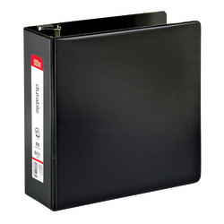 Office Depot® Brand Durable 3-Ring Binder, 4" D-Rings, 65% Recycled, Black