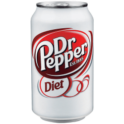 Diet Dr Pepper, 12 Oz, Case Of 24 Cans