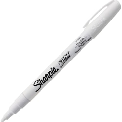 Sharpie® Oil-Based Paint Marker, Fine Point, White