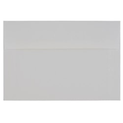 JAM Paper® Booklet Invitation Envelopes, A9, Gummed Seal, Strathmore Bright White, Pack Of 25