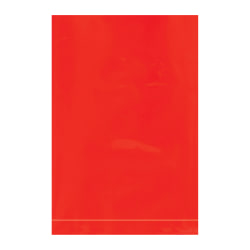 Office Depot® Brand 2 Mil Colored Flat Poly Bags, 4" x 6", Red, Case Of 1000