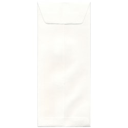 JAM PAPER® #12 Policy Business Strathmore Envelopes, 4 3/4" x 11", Bright White Wove, Pack Of 25