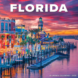 2026 Willow Creek Press Scenic Monthly Wall Calendar, 12" x 12", Florida, January To December, 51122