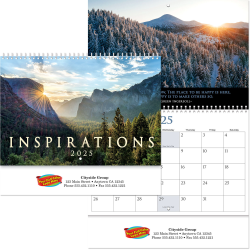 Custom Full-Color 13-Month Wall Calendar, 11"W x 9-1/2"D, Inspirations, December 2021 To December 2022, D40548FC